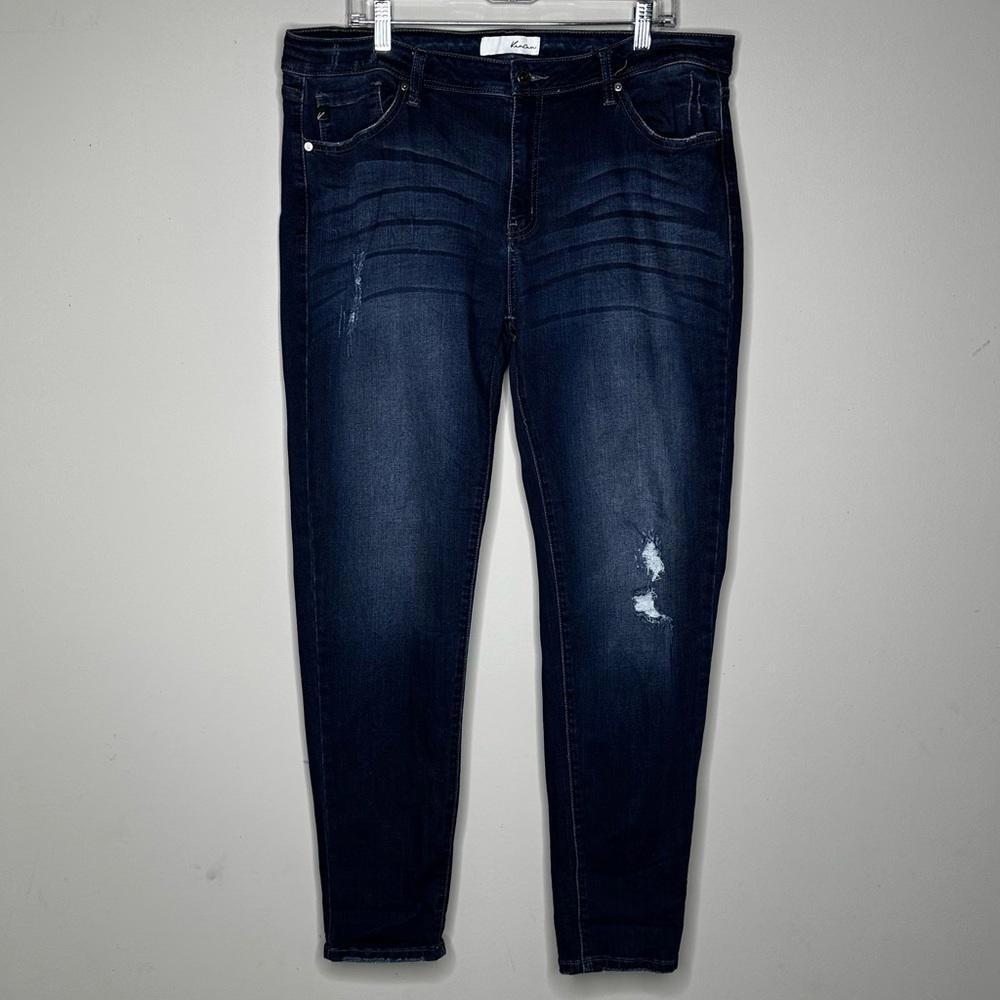 KanCan Women's Dark Wash Skinny Jeans